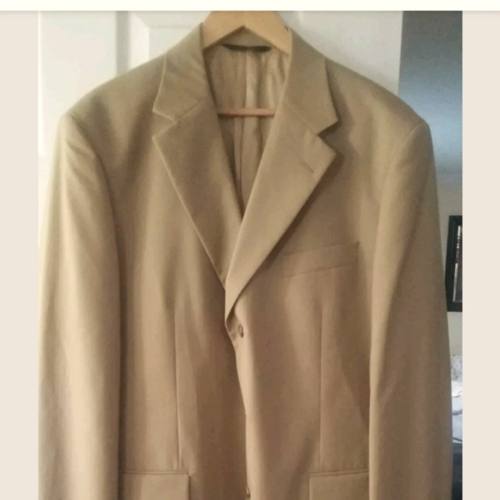 Brooks Brothers Mens "346" Blazer Beige Size 42L